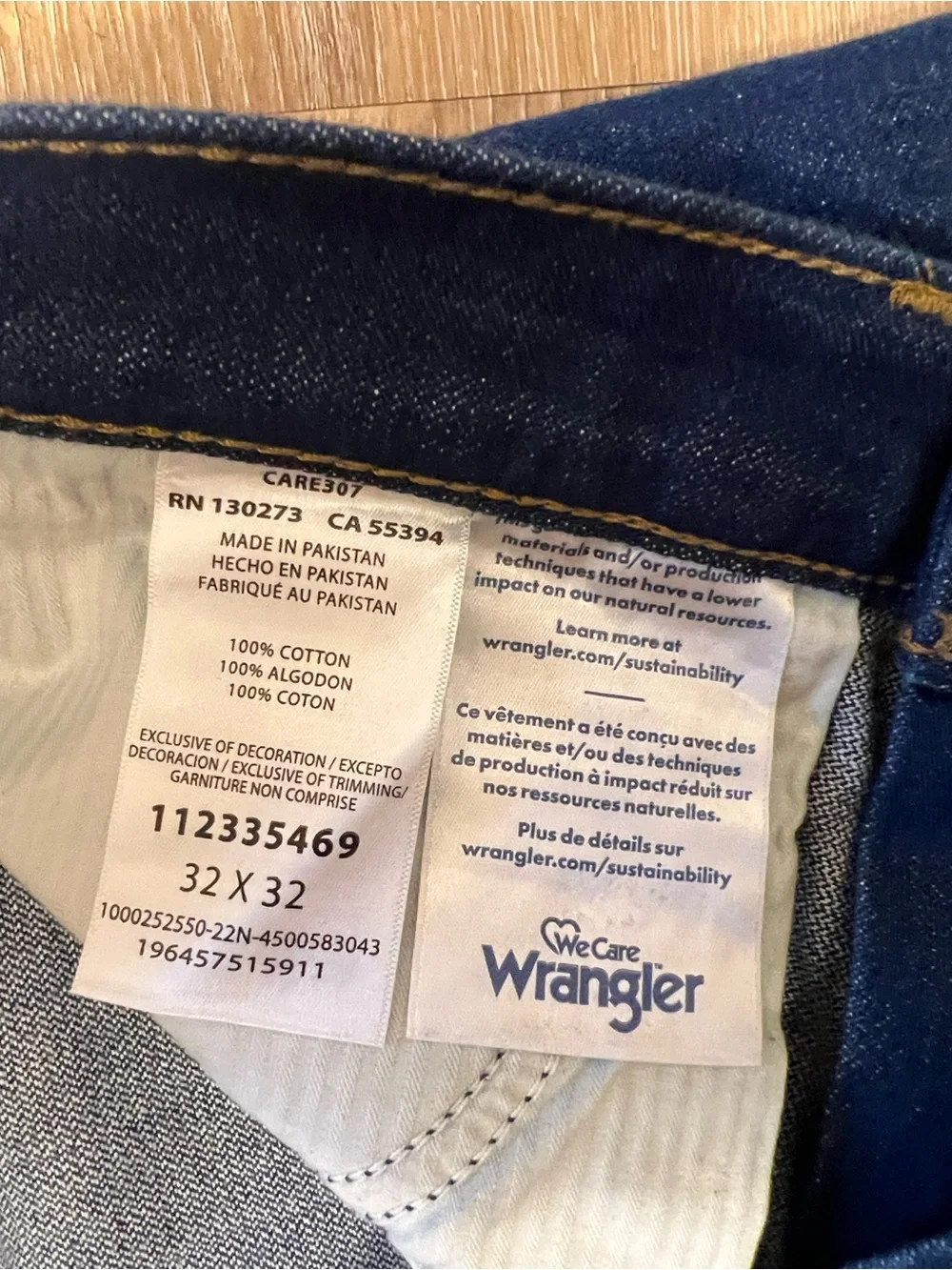 Two 32x32 Bundle Wrangler Jeans